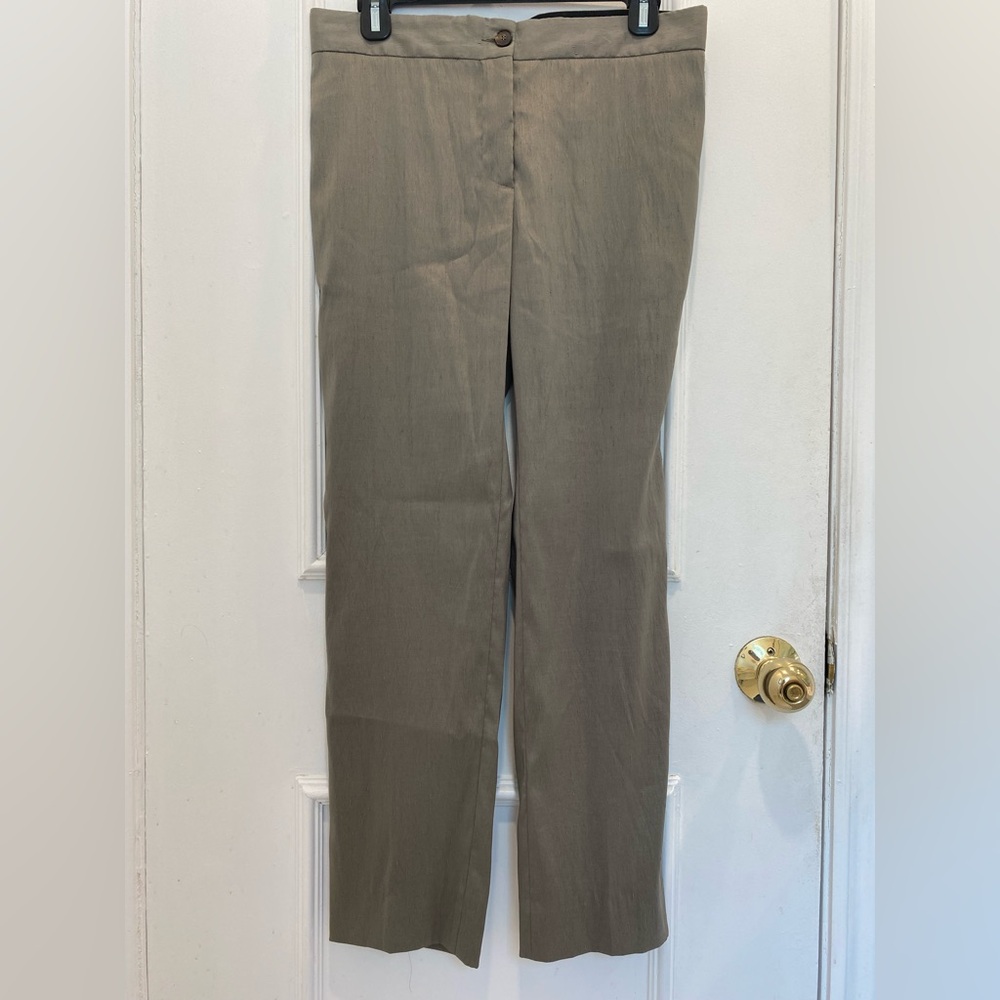 Jean Paul Gaultier Khaki Straight Leg Pants Size 6